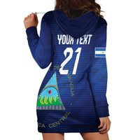Nicaragua Football Custom Hoodie Dress Come On Los Pinoleros