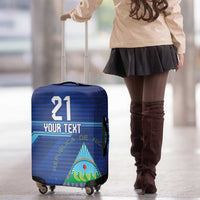 Nicaragua Football Custom Luggage Cover Come On Los Pinoleros