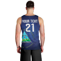 Nicaragua Football Custom Men Tank Top Come On Los Pinoleros