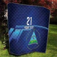 Nicaragua Football Custom Quilt Come On Los Pinoleros
