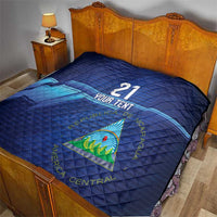 Nicaragua Football Custom Quilt Come On Los Pinoleros