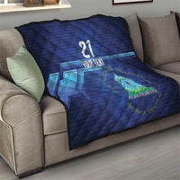 Nicaragua Football Custom Quilt Come On Los Pinoleros