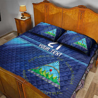 Nicaragua Football Custom Quilt Bed Set Come On Los Pinoleros