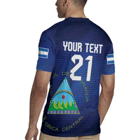 Nicaragua Football Custom Rugby Jersey Come On Los Pinoleros