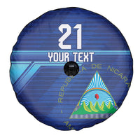 Nicaragua Football Custom Spare Tire Cover Come On Los Pinoleros