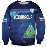 Nicaragua Football Custom Sweatshirt Come On Los Pinoleros