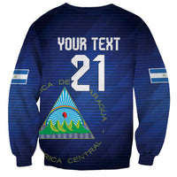 Nicaragua Football Custom Sweatshirt Come On Los Pinoleros