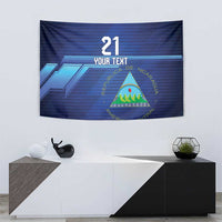 Nicaragua Football Custom Tapestry Come On Los Pinoleros