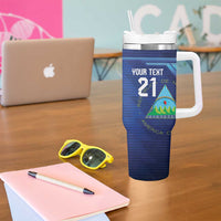 Nicaragua Football Custom Tumbler With Handle Come On Los Pinoleros