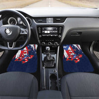 Personalized Puerto Rico American Car Mats Boricua Taino Frog