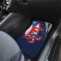 Personalized Puerto Rico American Car Mats Boricua Taino Frog