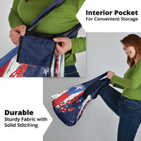 Personalized Puerto Rico American Grocery Bag Boricua Taino Frog