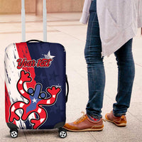 Personalized Puerto Rico American Luggage Cover Boricua Taino Frog