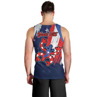 Personalized Puerto Rico American Men Tank Top Boricua Taino Frog