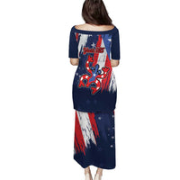 Personalized Puerto Rico American Puletasi Boricua Taino Frog