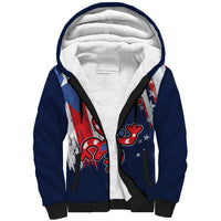 Personalized Puerto Rico American Sherpa Hoodie Boricua Taino Frog