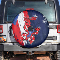 Personalized Puerto Rico American Spare Tire Cover Boricua Taino Frog