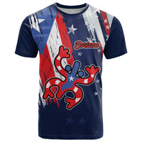 Personalized Puerto Rico American T Shirt Boricua Taino Frog