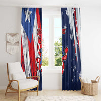 Personalized Puerto Rico American Window Curtain Boricua Taino Frog