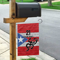 Puerto Rico Football Custom Garden Flag Come On El Huracan Azul