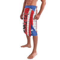 Puerto Rico Football Custom Lavalava Come On El Huracan Azul