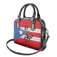 Puerto Rico Football Custom Shoulder Handbag Come On El Huracan Azul