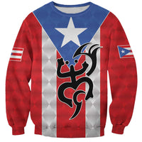 Puerto Rico Football Custom Sweatshirt Come On El Huracan Azul