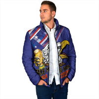United States 2026 Personalized Padded Jacket Take Me Home Soccer Blue