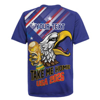 United States 2026 Personalized Rugby Jersey Take Me Home Soccer Blue
