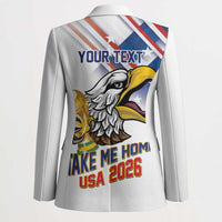 United States 2026 Personalized Blazer Take Me Home Soccer White