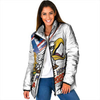 United States 2026 Personalized Padded Jacket Take Me Home Soccer White