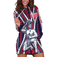 Aotearoa Father's Day Gift For Dad Hoodie Dress Aroha Ahau Ki A Koe Papa - Maori Style Pattern - Wonder Print Shop