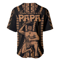 Maori Fathers Day New Zealand Baseball Jersey Aroha Ahau Ki A Koe Papa - Nude LT9 - Wonder Print Shop