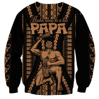 Maori Fathers Day New Zealand Sweatshirt Aroha Ahau Ki A Koe Papa - Nude - Wonder Print Shop
