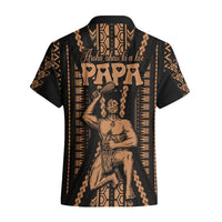 Custom Maori Fathers Day New Zealand Hawaiian Shirt Aroha Ahau Ki A Koe Papa - Nude - Wonder Print Shop