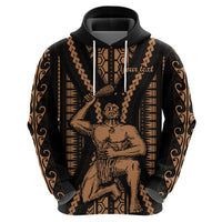 Custom Maori Fathers Day New Zealand Hoodie Aroha Ahau Ki A Koe Papa - Nude - Wonder Print Shop
