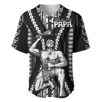 Maori Fathers Day New Zealand Baseball Jersey Aroha Ahau Ki A Koe Papa - Black LT9 - Wonder Print Shop