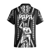 Maori Fathers Day New Zealand Hawaiian Shirt Aroha Ahau Ki A Koe Papa - Black - Wonder Print Shop