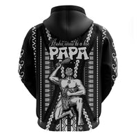 Custom Maori Fathers Day New Zealand Hoodie Aroha Ahau Ki A Koe Papa - Black - Wonder Print Shop