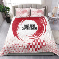 Custom Japan Sevens Bedding Set Japanese Rising Sun with Hemp Leaf Pattern LT9 - Wonder Print Shop