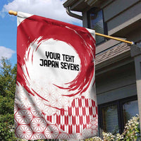 Custom Japan Sevens Garden Flag Japanese Rising Sun with Hemp Leaf Pattern - Wonder Print Shop