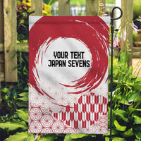 Custom Japan Sevens Garden Flag Japanese Rising Sun with Hemp Leaf Pattern - Wonder Print Shop