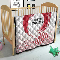 Custom Japan Sevens Quilt Japanese Rising Sun with Hemp Leaf Pattern - Wonder Print Shop