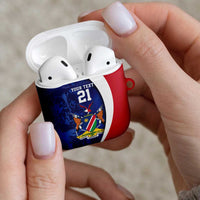 Namibia Cricket Custom AirPods Case Coat of arms Namibian Pattern - Wonder Print Shop