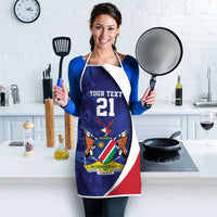 Namibia Cricket Custom Apron Coat of arms Namibian Pattern - Wonder Print Shop