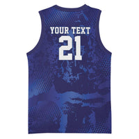 Namibia Cricket Custom Basketball Jersey Coat of arms Namibian Pattern - Wonder Print Shop