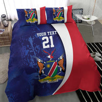 Namibia Cricket Custom Bedding Set Coat of arms Namibian Pattern - Wonder Print Shop