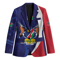 Namibia Cricket Custom Blazer Coat of arms Namibian Pattern - Wonder Print Shop