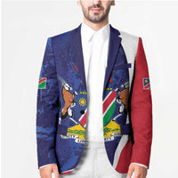 Namibia Cricket Custom Blazer Coat of arms Namibian Pattern - Wonder Print Shop