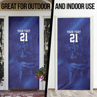 Namibia Cricket Custom Door Cover Coat of arms Namibian Pattern - Wonder Print Shop